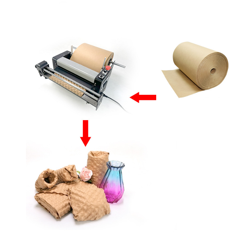 300mm Pro Kraft Paper Bubble Machine