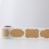 80g Kraft Paper Label Customized Writable And Printable Kraft Paper Self Sticker Paper Packaging Bottle Labels 