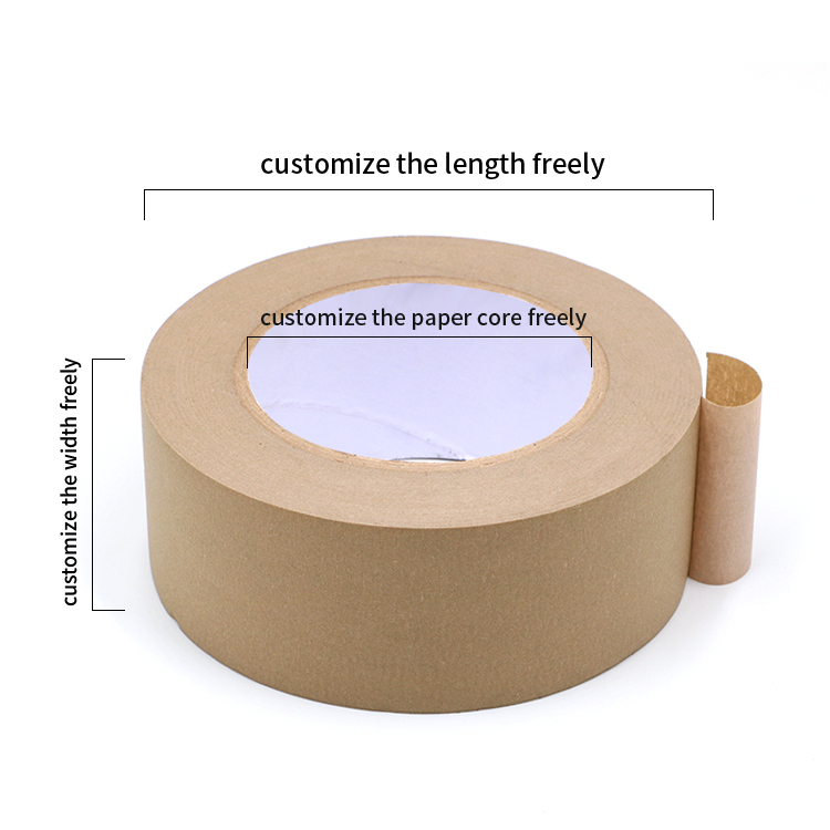 Custom Multi-color Printing Environmental Friendly PMS Self Adhesive Kraft Paper  Packing Tape - Buy Environmental Friendly Tape, Self Adhesive Kraft Paper  Tape, Printing Kraft Paper Tape Product on