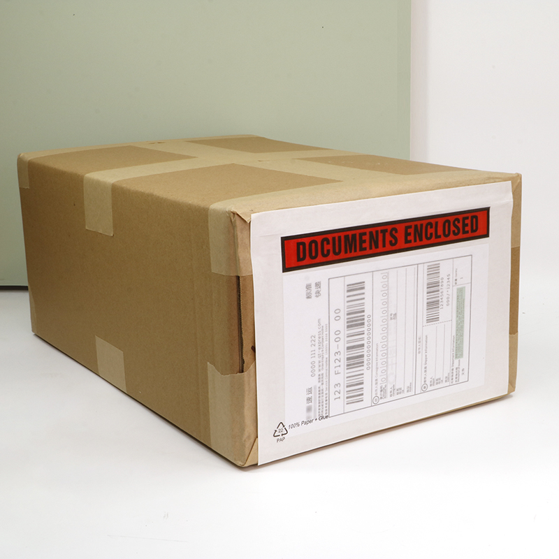 Biodegradable Semi Transparent Packing List Envelope